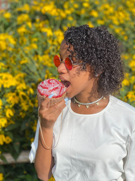 Strawberry Short Cupcake Clutch