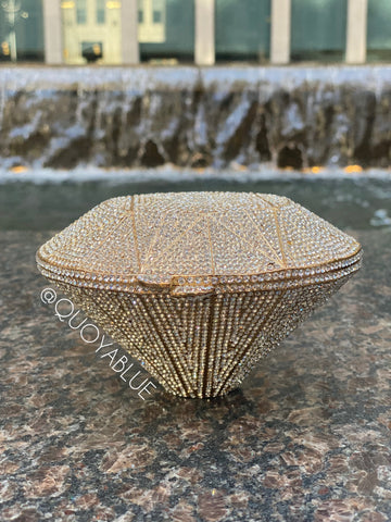 Gold Diamond Clutch
