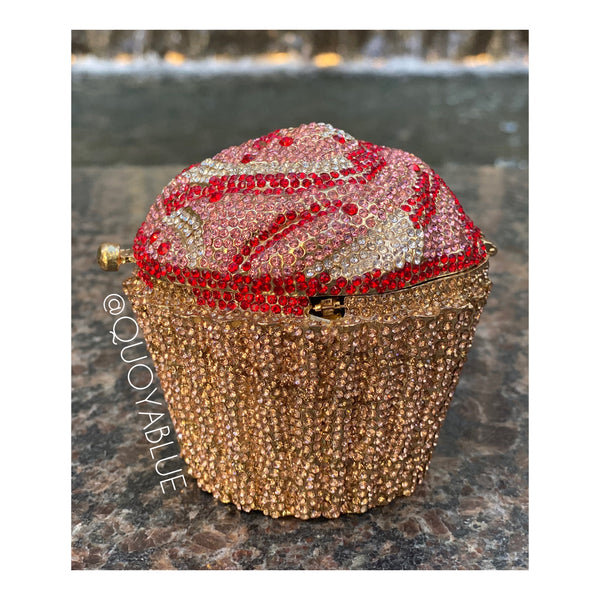 Strawberry Short Cupcake Clutch